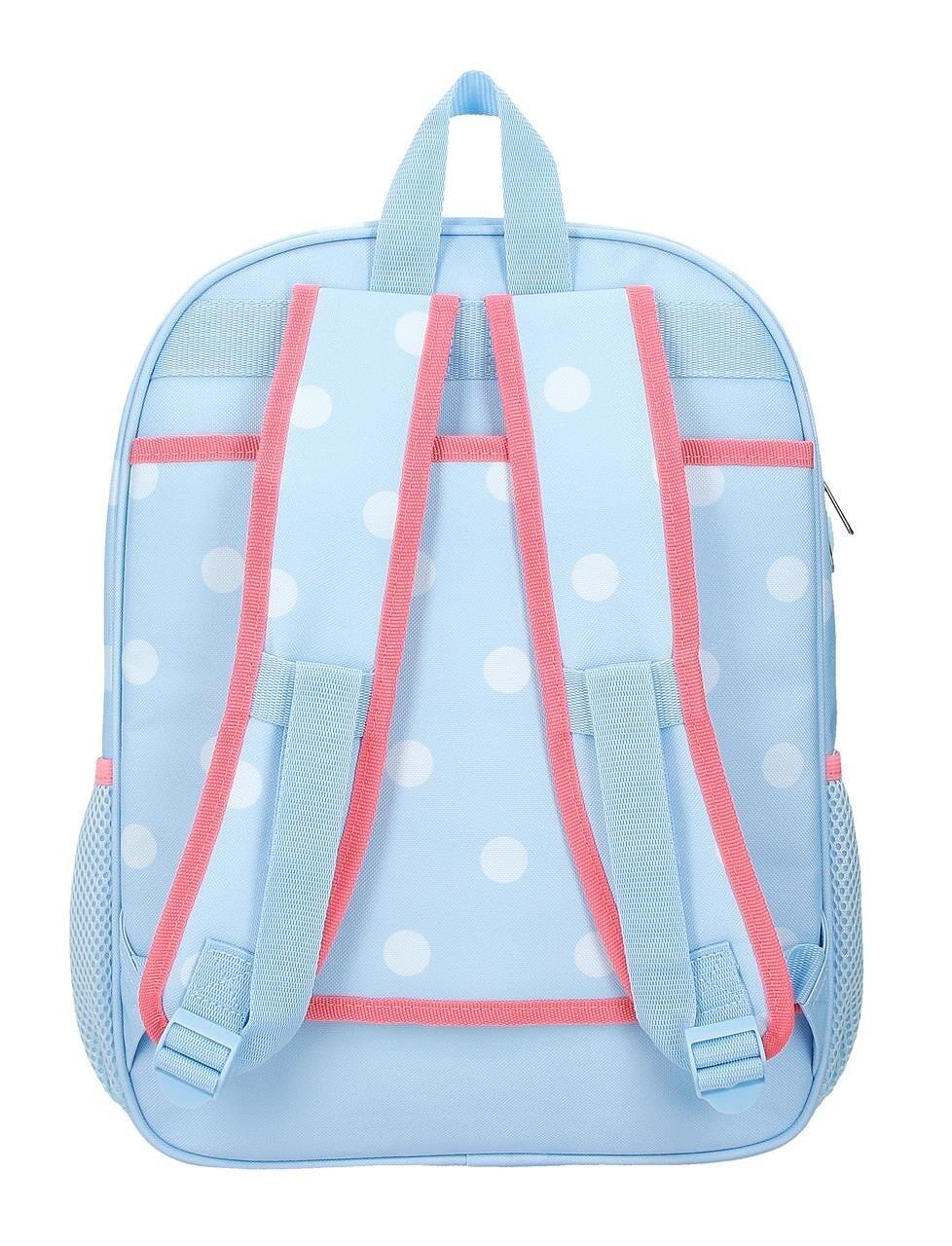 Sac à dos scolaire fille Disney Mickey Vibes 38cm bleu clair 2/4