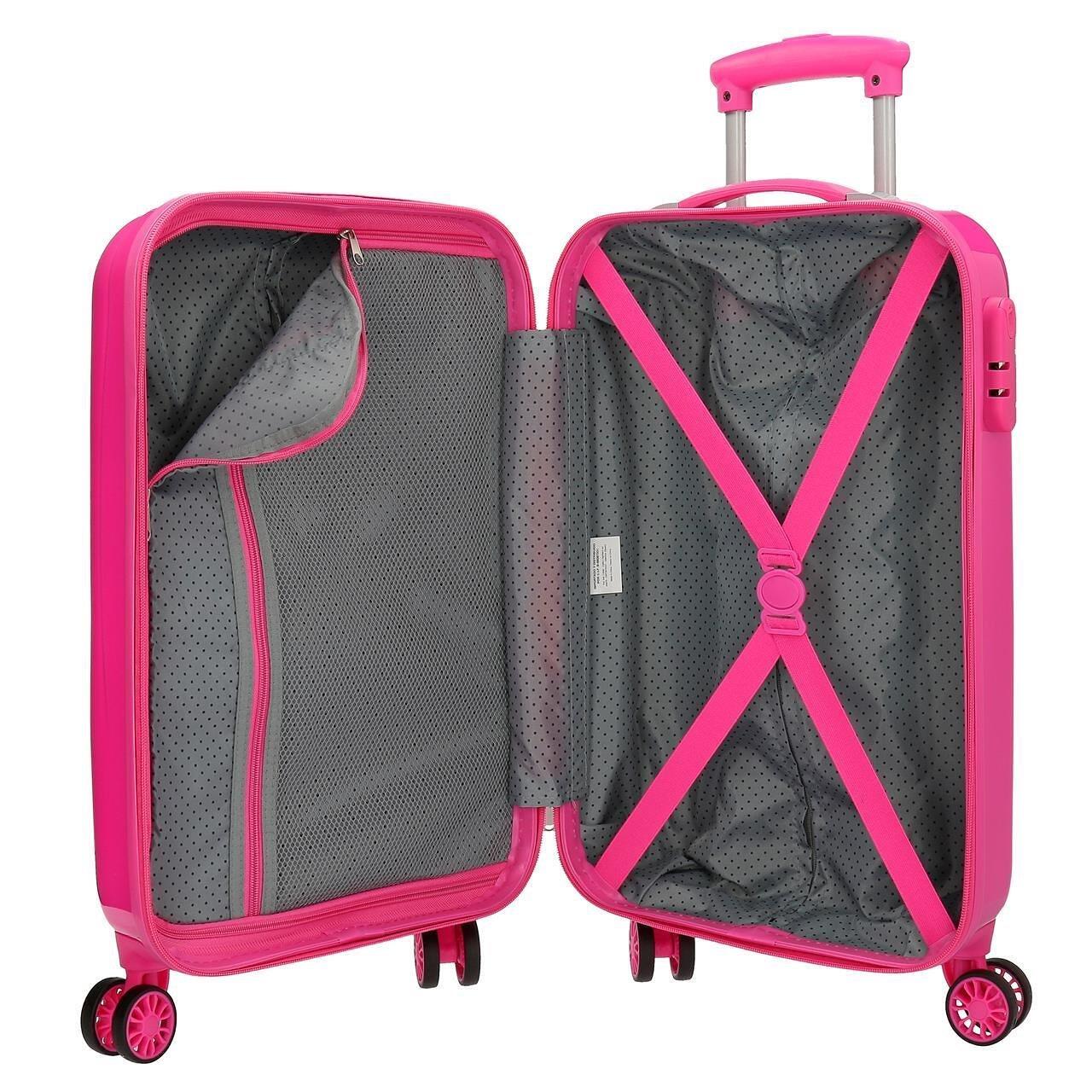 Maleta de cabine ABS rigide fille Disney Enjoy Minnie 32L fuchsia 4/4