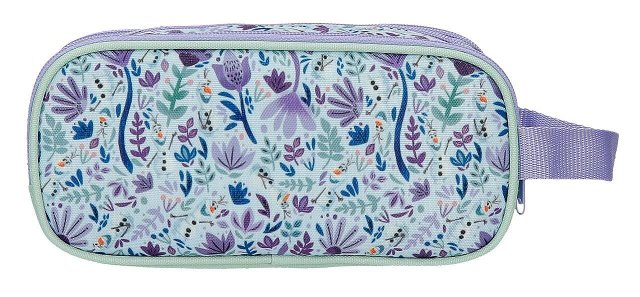 Estuche tres compartimentos niña Disney Close to the heart frozen 10cm lila 2/4
