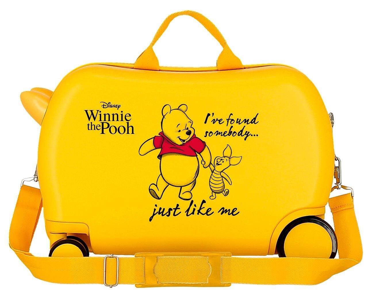 Maleta infantil 2 ruedas multidireccionales Disney Winnie the pooh 24,6L 2/4