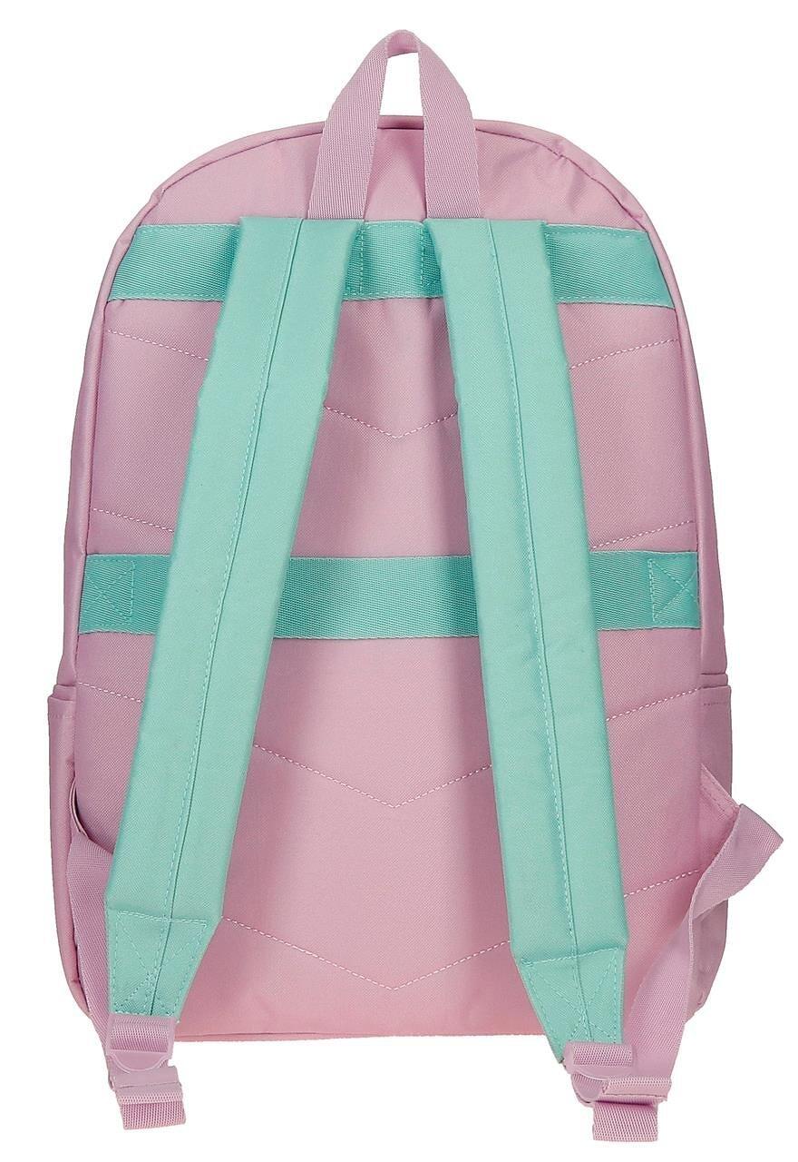 Sac à dos scolaire fille Disney Just Chill 45cm turquoise 2/4