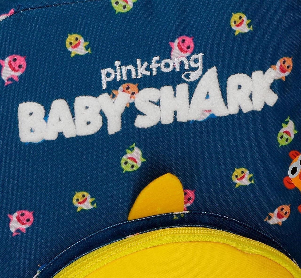 Borsa da merenda ragazzo Nickelodeon Baby Shark My Good Friend 34cm blu 4/4