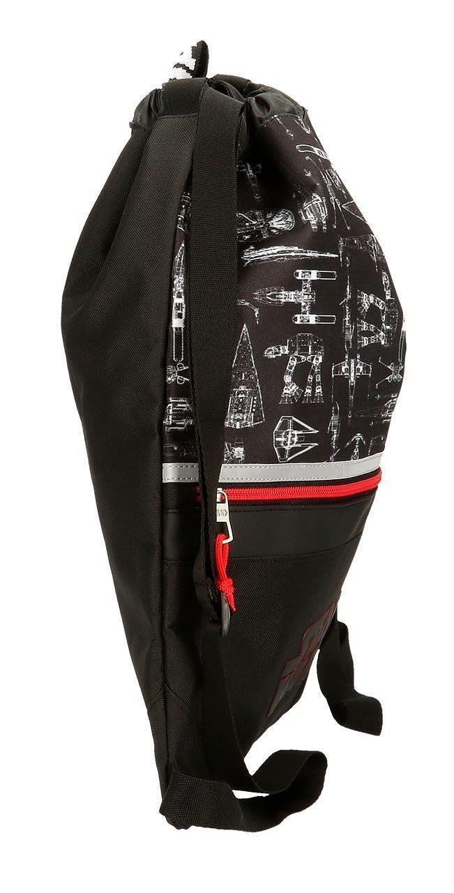 Sac de gym garçon Star Wars Space Mission 46cm noir 4/4