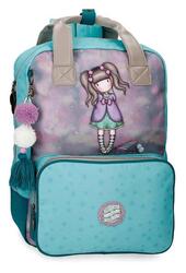 Sac à dos pour ordinateur fille Gorjuss A Whispered Key 40cm lilas