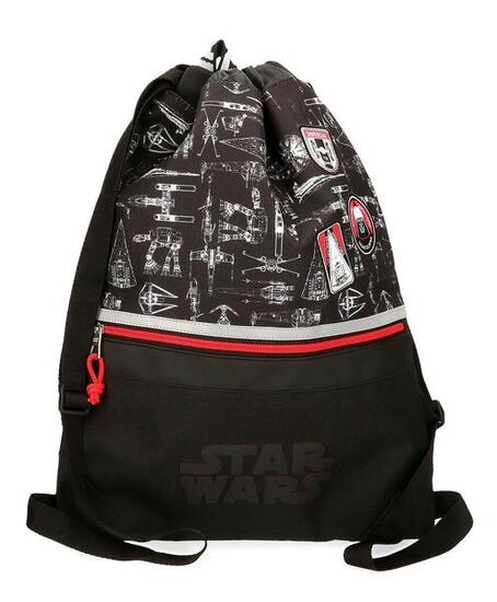 Gym Sac chico Star wars Space mission 46cm negro