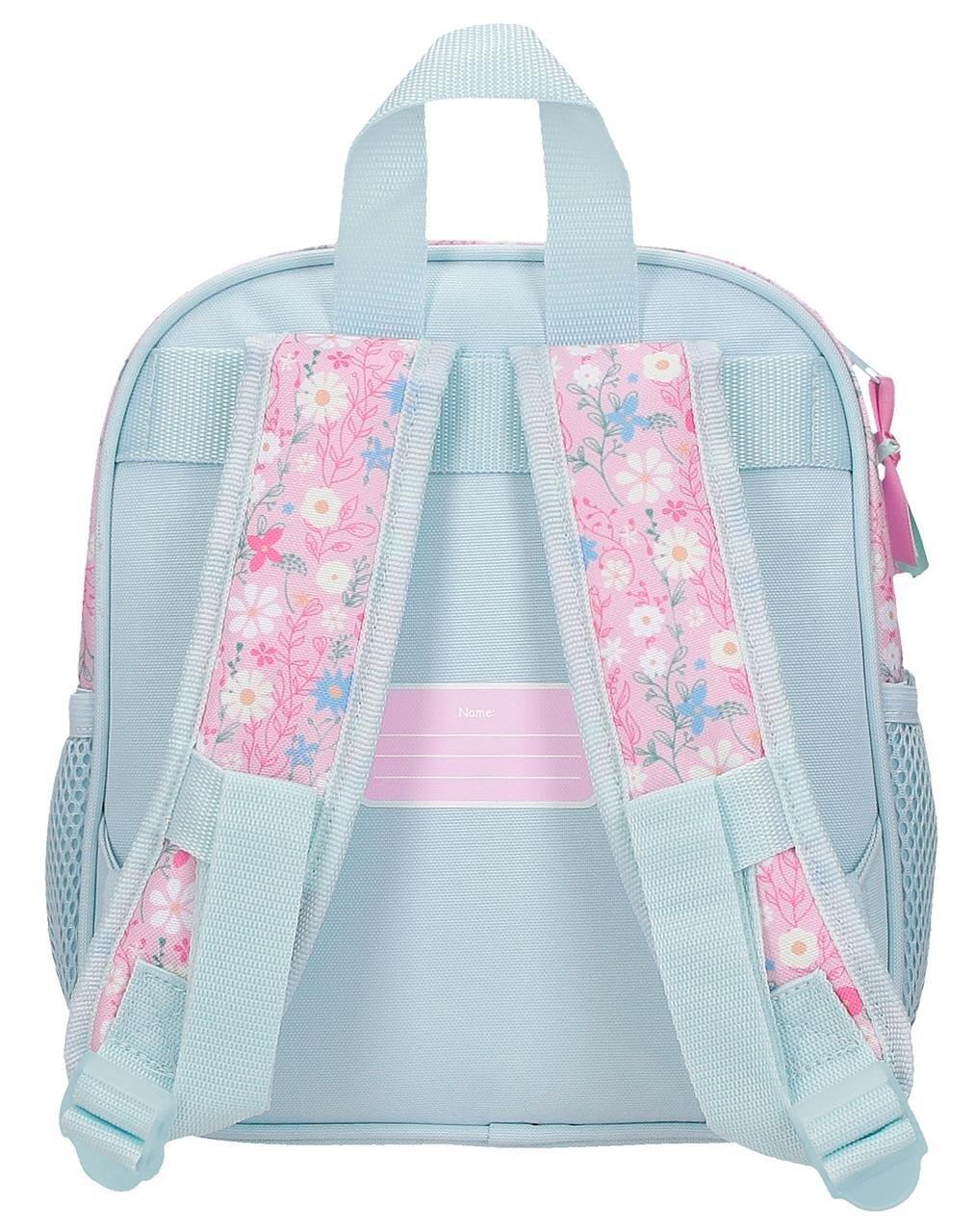 Mochila escolar adaptable niña Disney Minnie happy 25cm azul claro 2/4