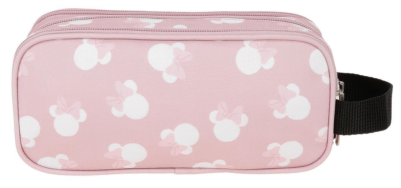 Estuche tres compartimentos niña Disney Minnie heads 10cm nude 2/4