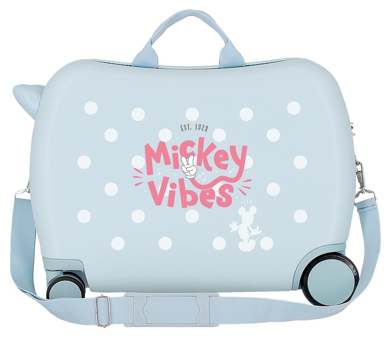 Valigia Bambino Disney Mickey vibes Abs con capacità di 38L azzurro chiaro 2/5