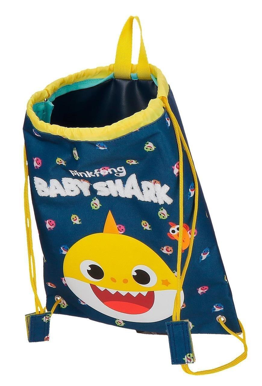 Borsa da merenda ragazzo Nickelodeon Baby Shark My Good Friend 34cm blu 3/4
