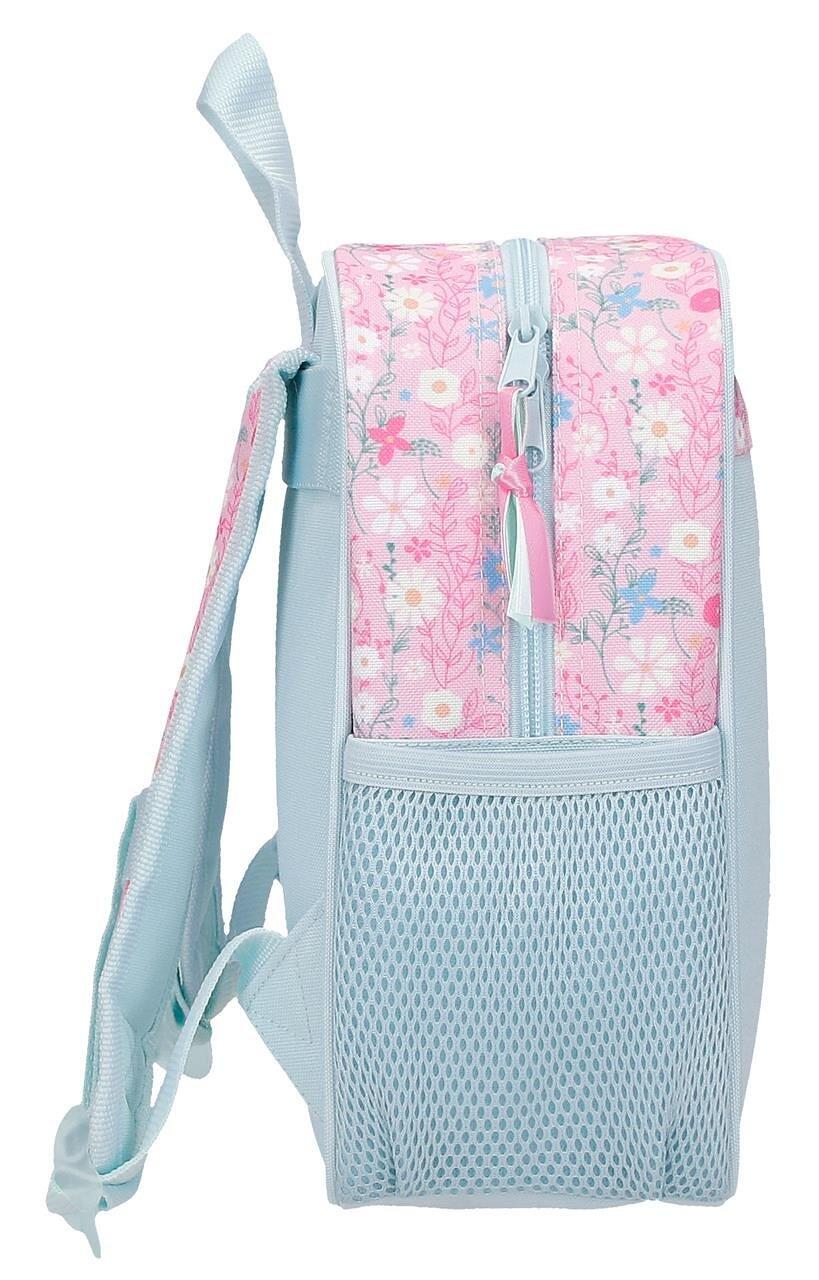 Mochila escolar adaptable niña Disney Minnie happy 25cm azul claro 4/4