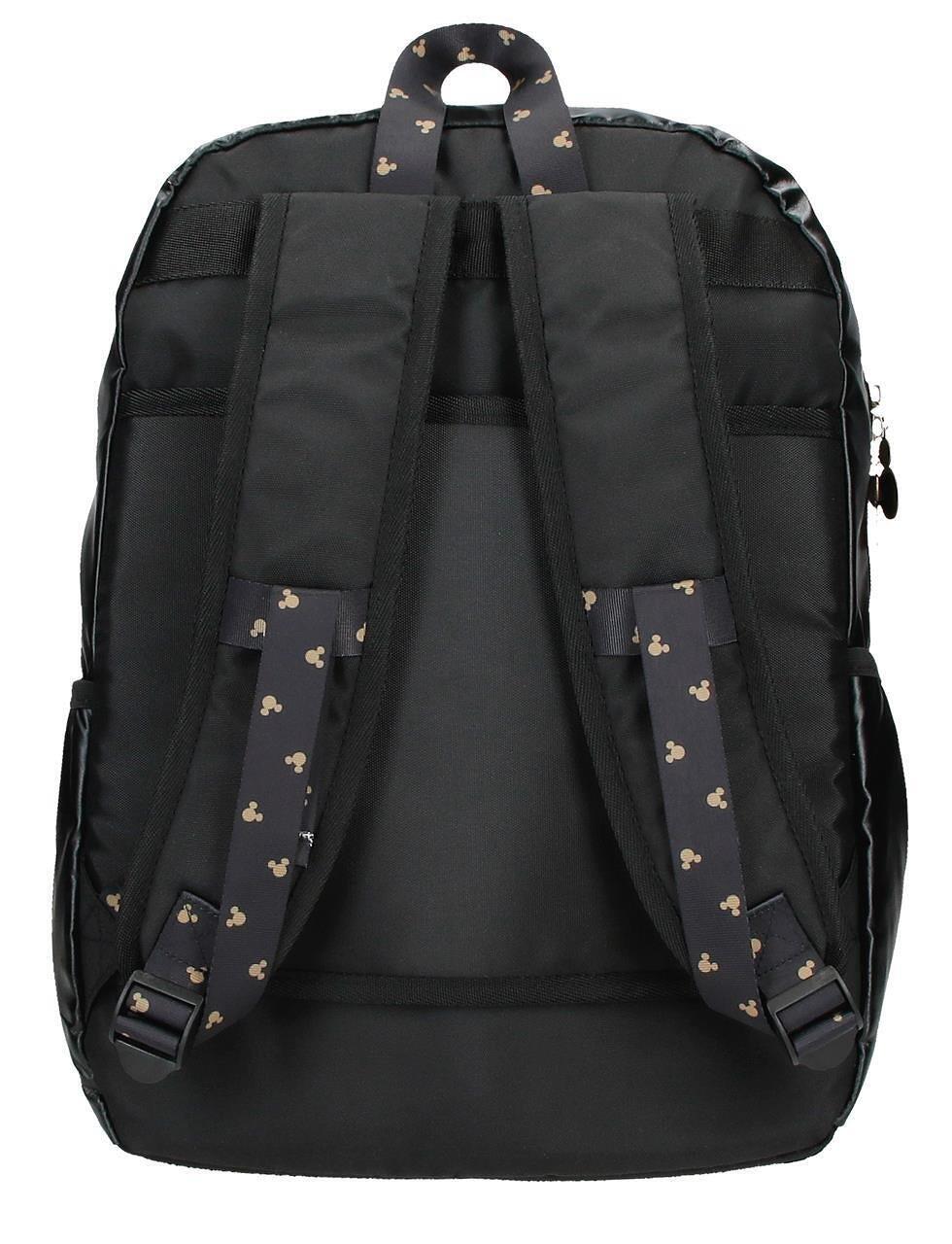 Sac à dos scolaire fille Disney Mickey Outline 42cm noir 2/4