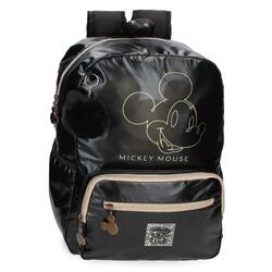 Sac à dos scolaire fille Disney Mickey Outline 42cm noir