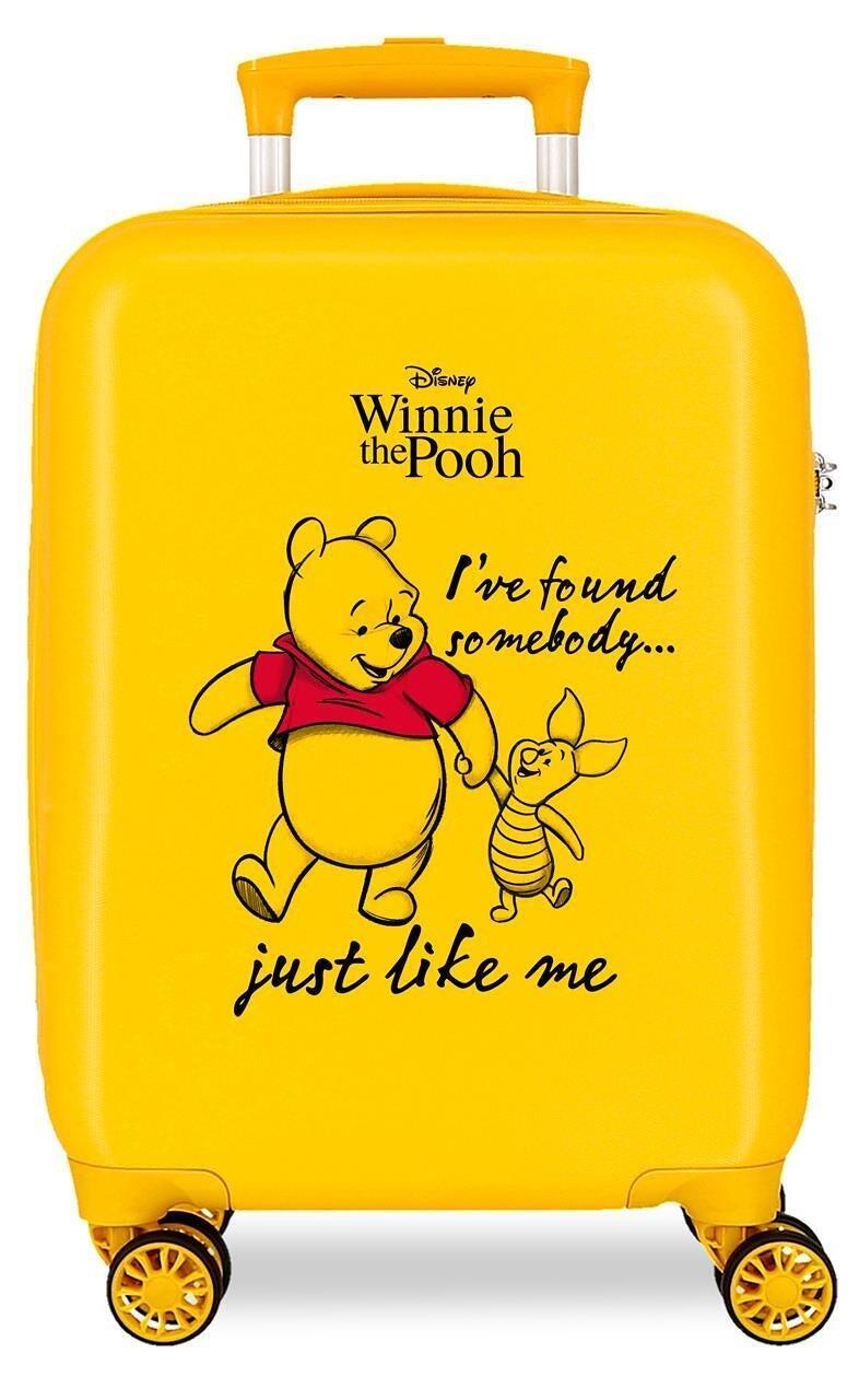 Maleta de cabine ABS rigide unisexe Disney Winnie the Pooh 28,4L ocre 1/4