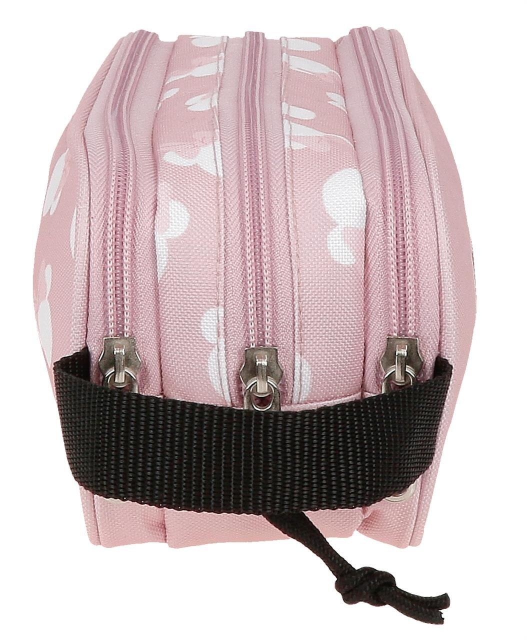 Estuche tres compartimentos niña Disney Minnie heads 10cm nude 4/4