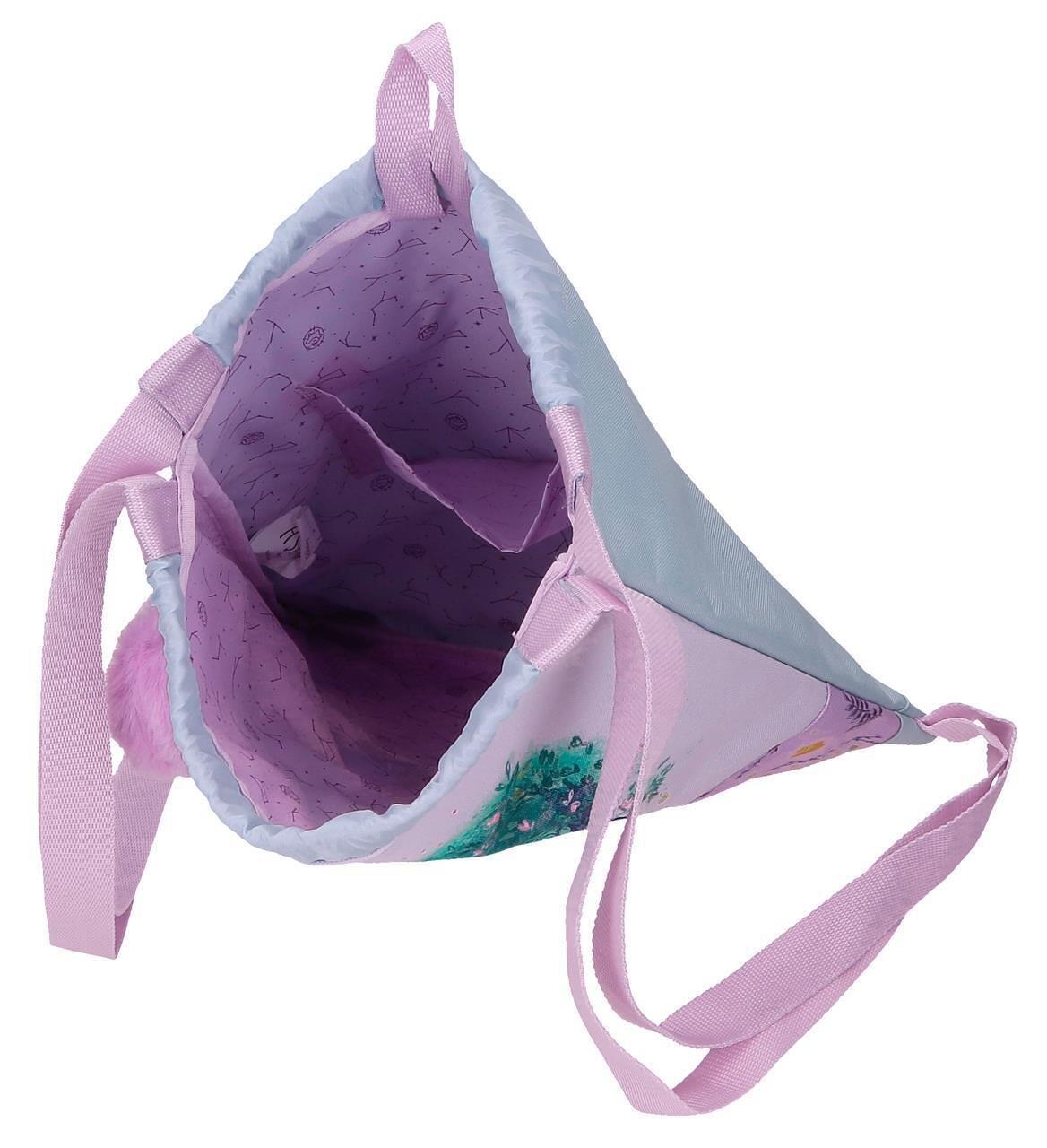 Gym Sac ragazza Disney Wish Watch Us Shine 40cm malva 3/4