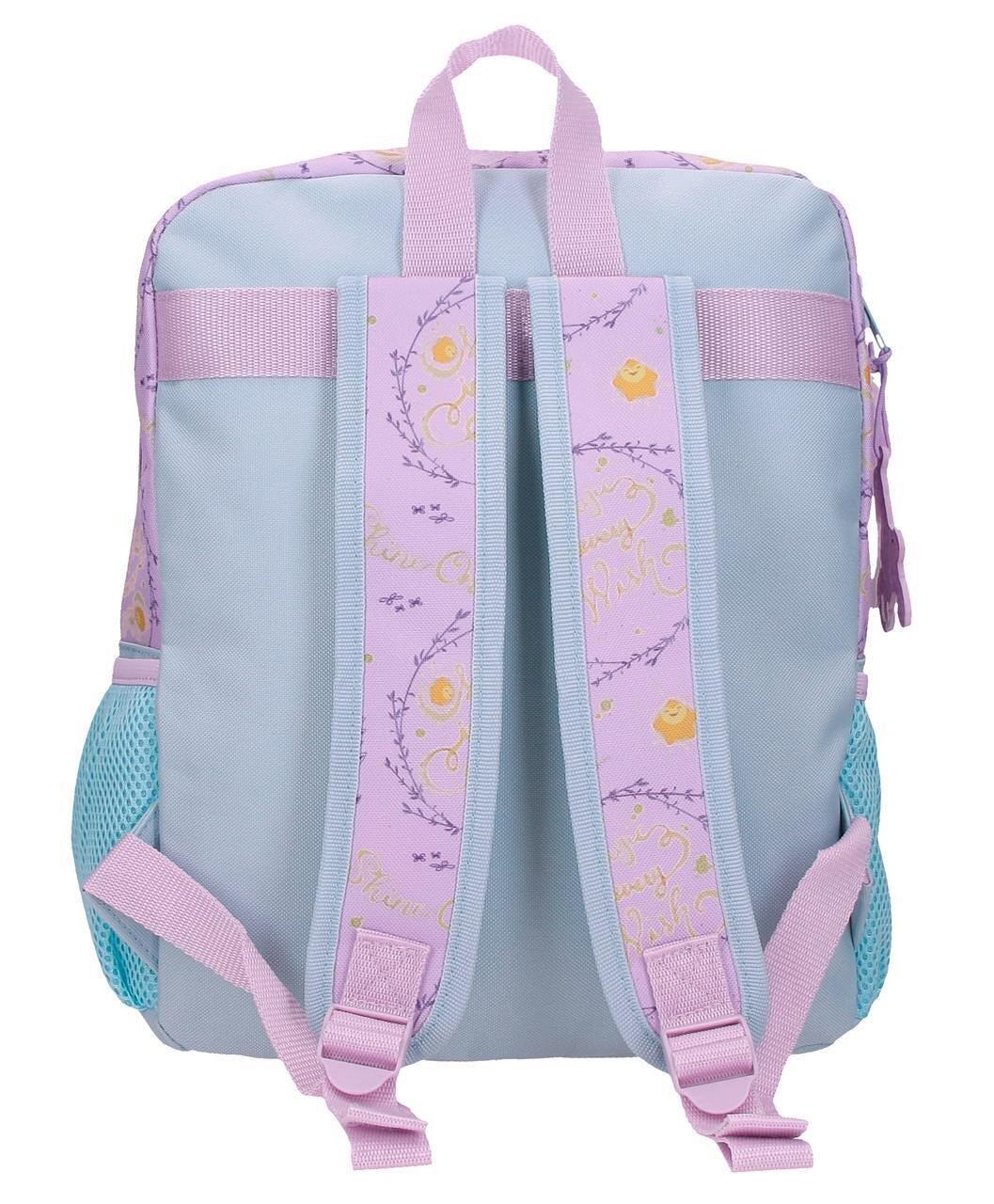 Sac à dos scolaire fille Disney Wish Watch Us Shine 32cm mauve 2/4