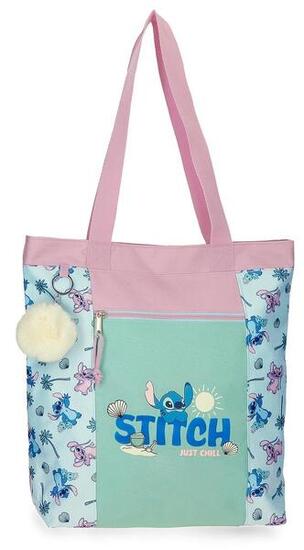 Borsa Tote ragazza Disney Just Chill 34cm turchese