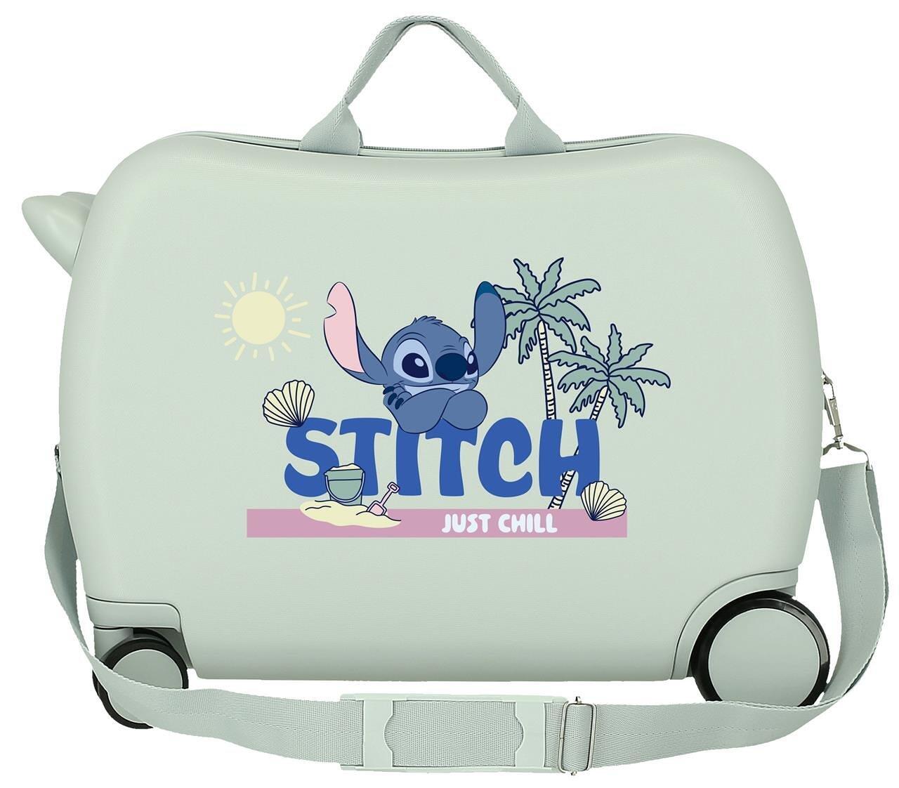 Maleta infantil 2 roues multidirectionnelles Disney Just Chill 34,2L menthe 2/4