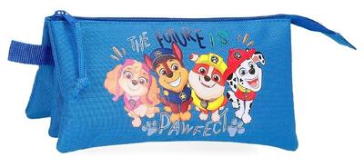 Astuccio tre scomparti Nickelodeon Paw Patrol The Playful Outdoors 12cm blu