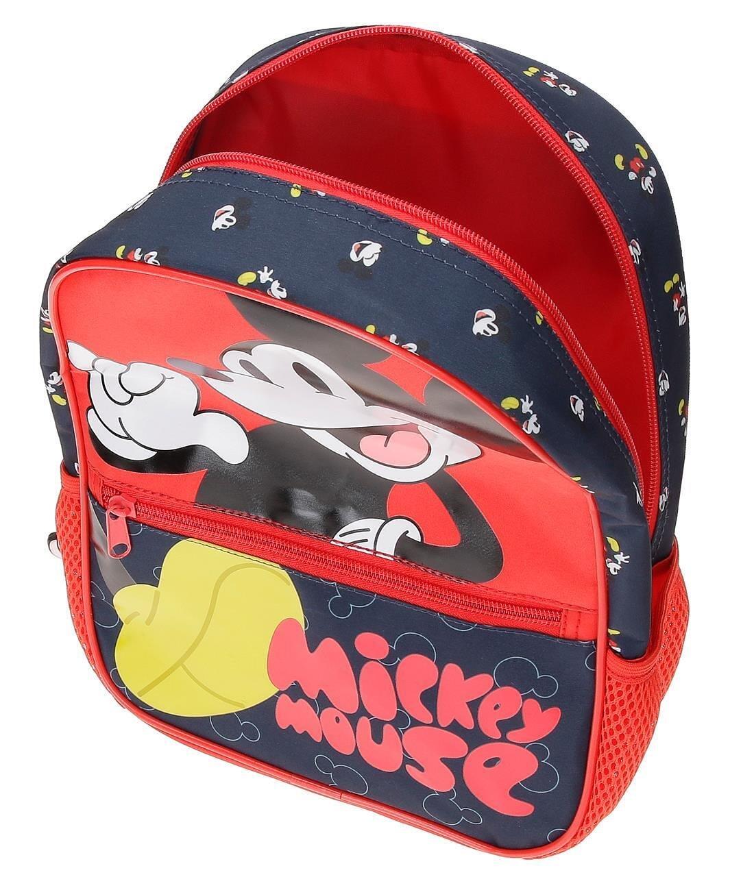 Sac à dos scolaire garçon Disney Mickey Mouse Fashion 28cm rouge 2/2