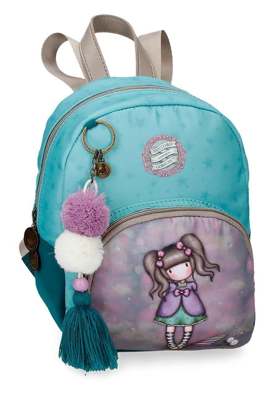 Mochila escolar menina gorjuss a whispered key 24cm lilás