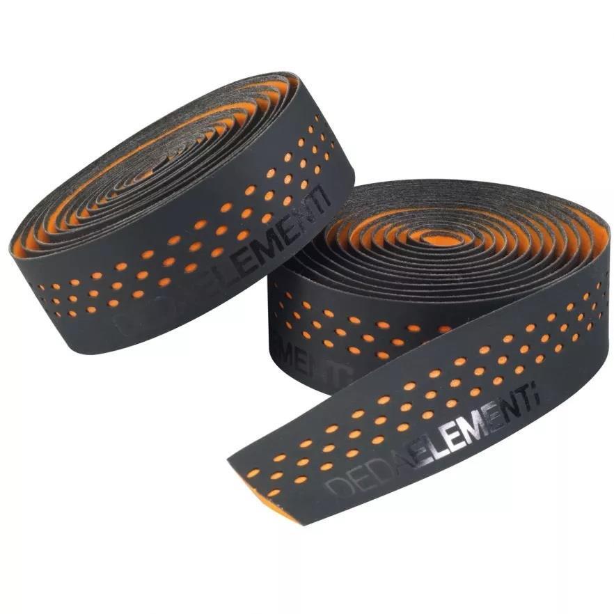 DEDA PRESA Bike Handlebar Padded Cycle Tape - Black Orange