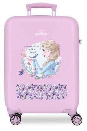 Maleta de cabina ABS rígida niña Disney Close to the heart frozen 33L lila
