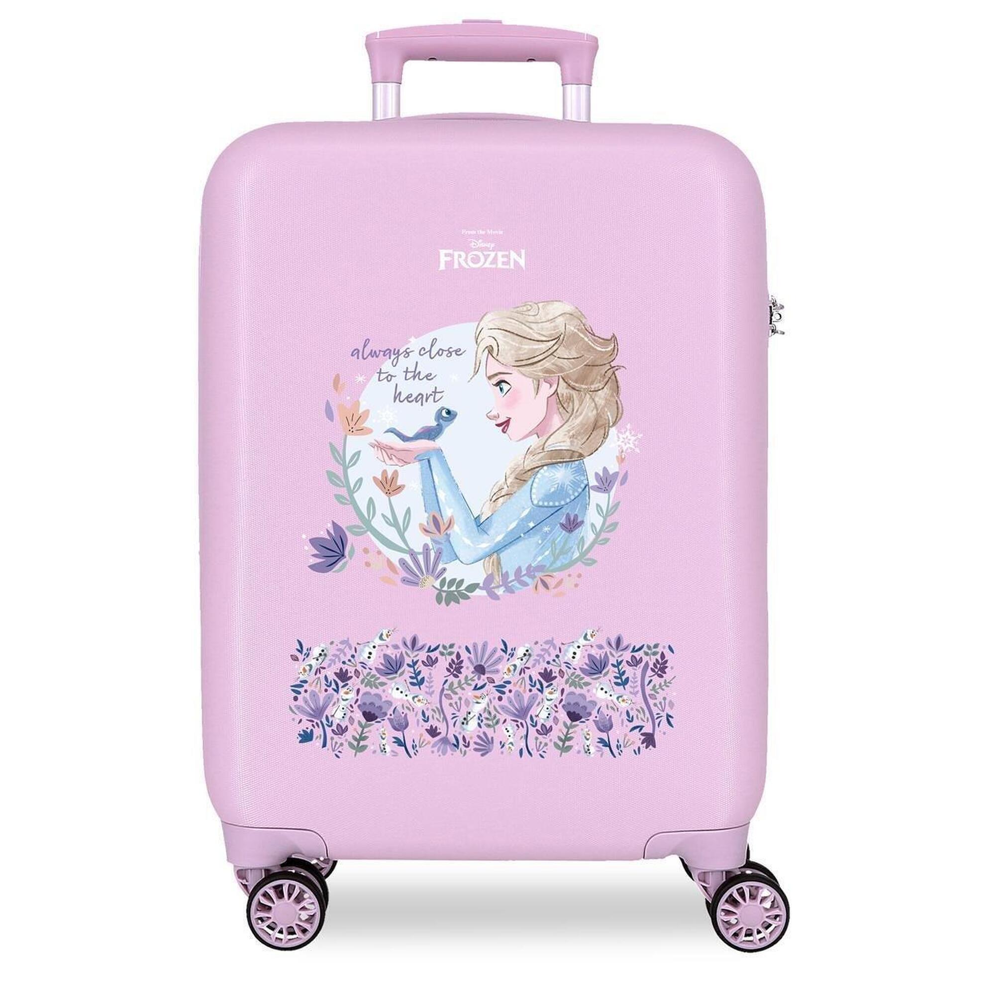 Disney - Valise Cabine Disney Frozen Close To The Heart Abs Avec Une Capacité 41,8l Lila - Sac À Dos - Rose - No Size - Decathlon