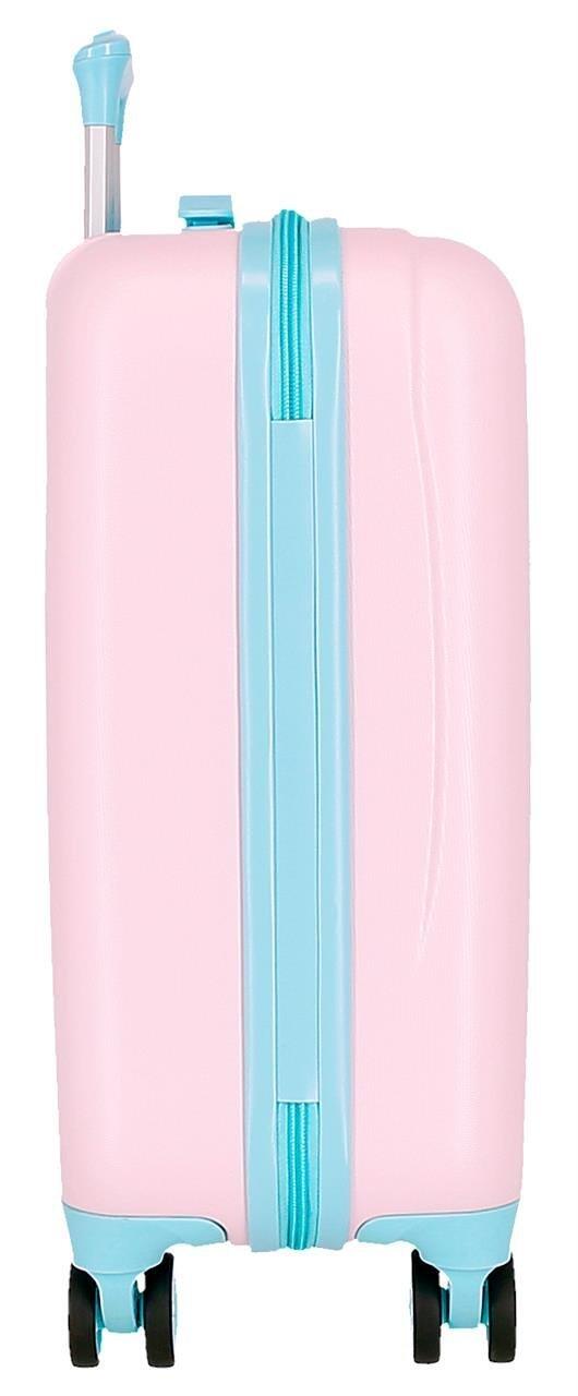 Maleta de cabina ABS rígida niña Disney Heart Stitch 33L rosa 3/5