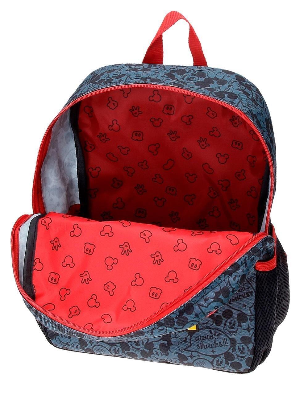 Sac à dos scolaire garçon Disney Mickey Get Moving 32cm rouge 3/3