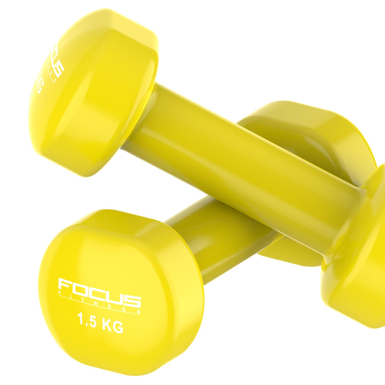 Vinyl Dumbbells - 2 x 1,5 kg 5/6
