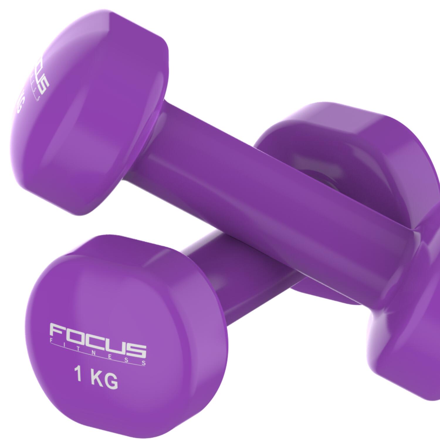 Vinyl Dumbbells - 2 x 1 kg 4/6