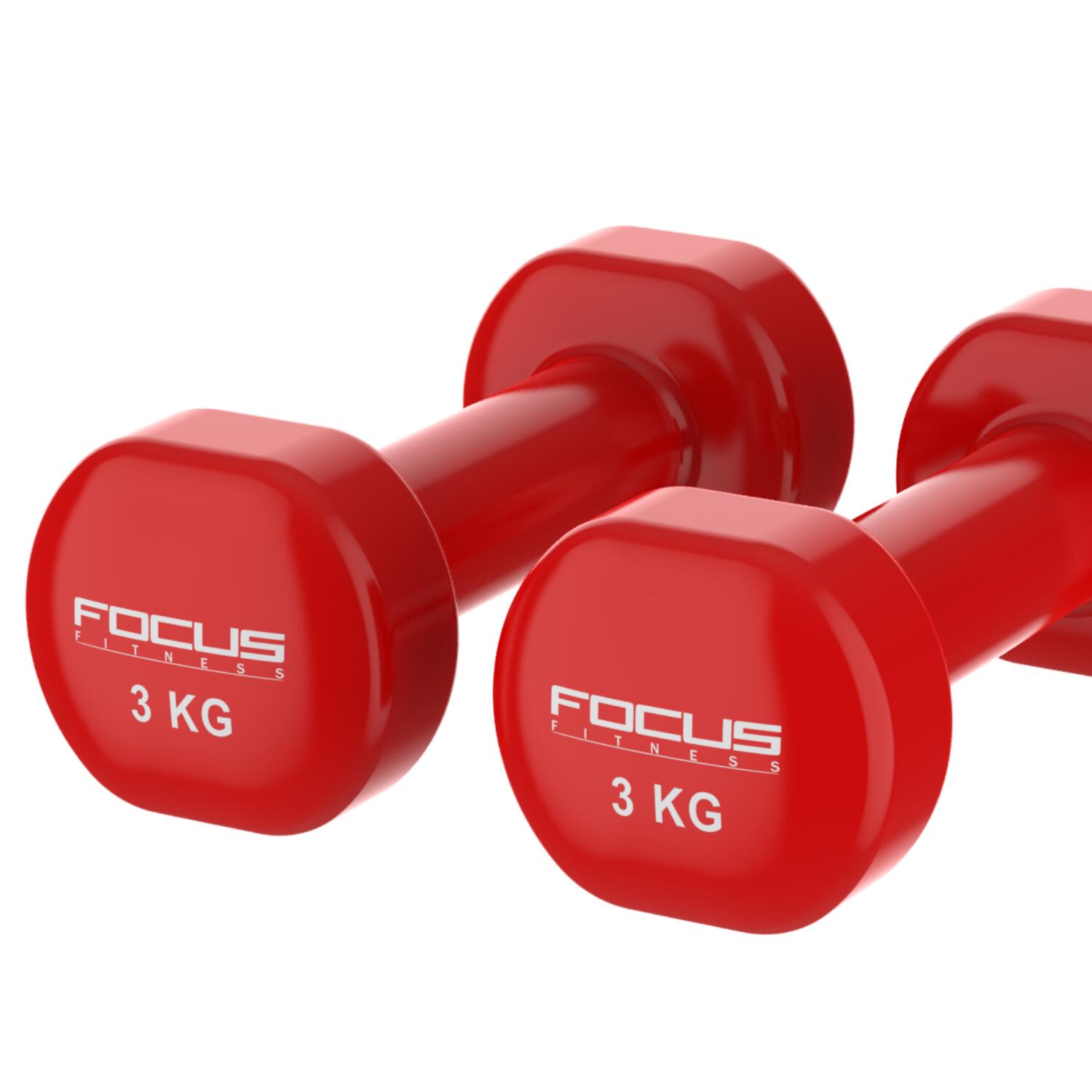 Vinyl Dumbbells - 2 x 3 kg 5/6