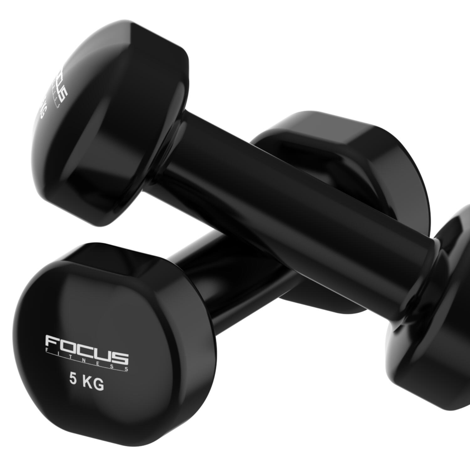 Vinyl Dumbbells - 2 x 5 kg 4/6