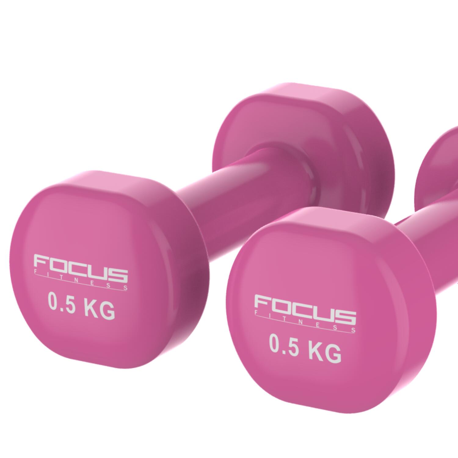 Vinyl Dumbbells - 2 x 0,5 kg 5/6