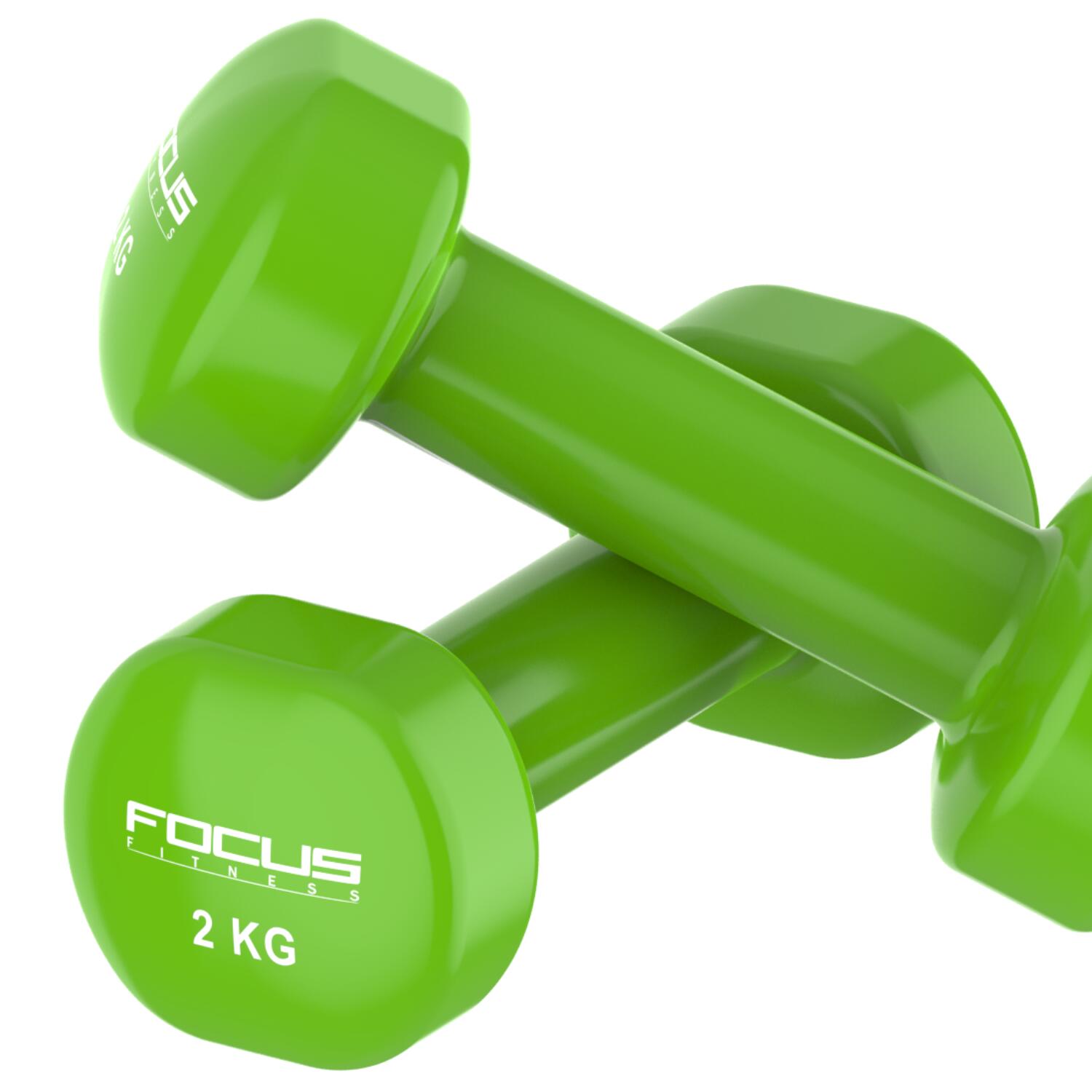 Vinyl Dumbbells - 2 x 2 kg 4/6