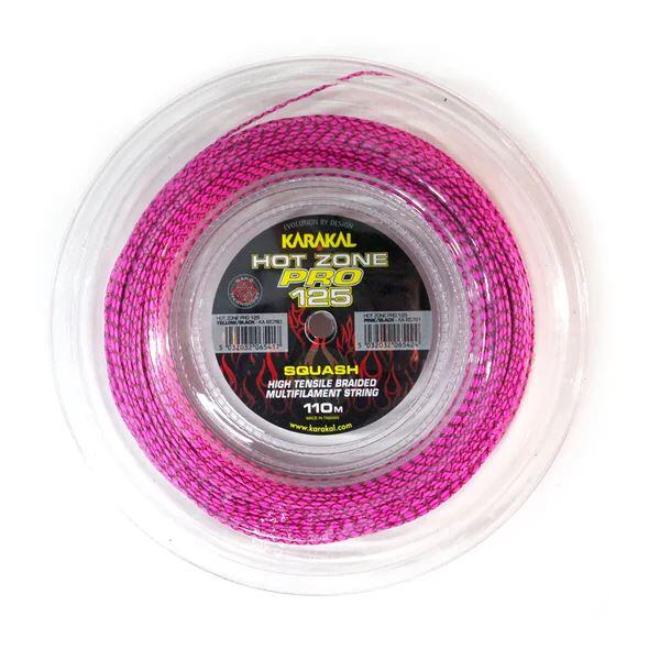 Karakal Hot Zone Pro 125 Squash Racket String 110M - Yellow 6/7