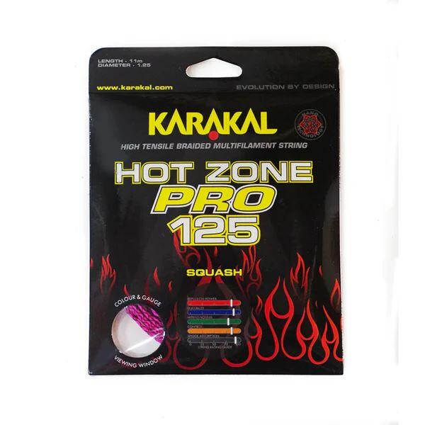 Karakal Hot Zone Pro 125 Squash Racket String 110M - Yellow 7/7