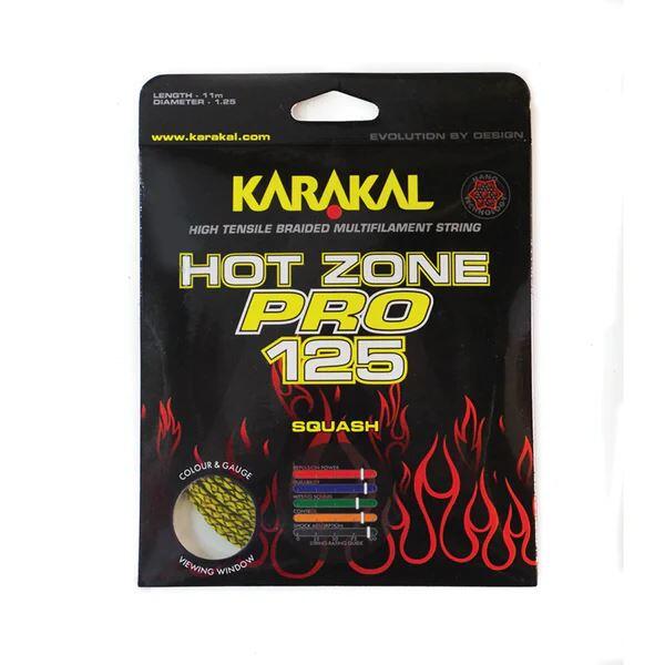 Karakal Hot Zone Pro 125 Squash Racket String 110M - Yellow 5/7