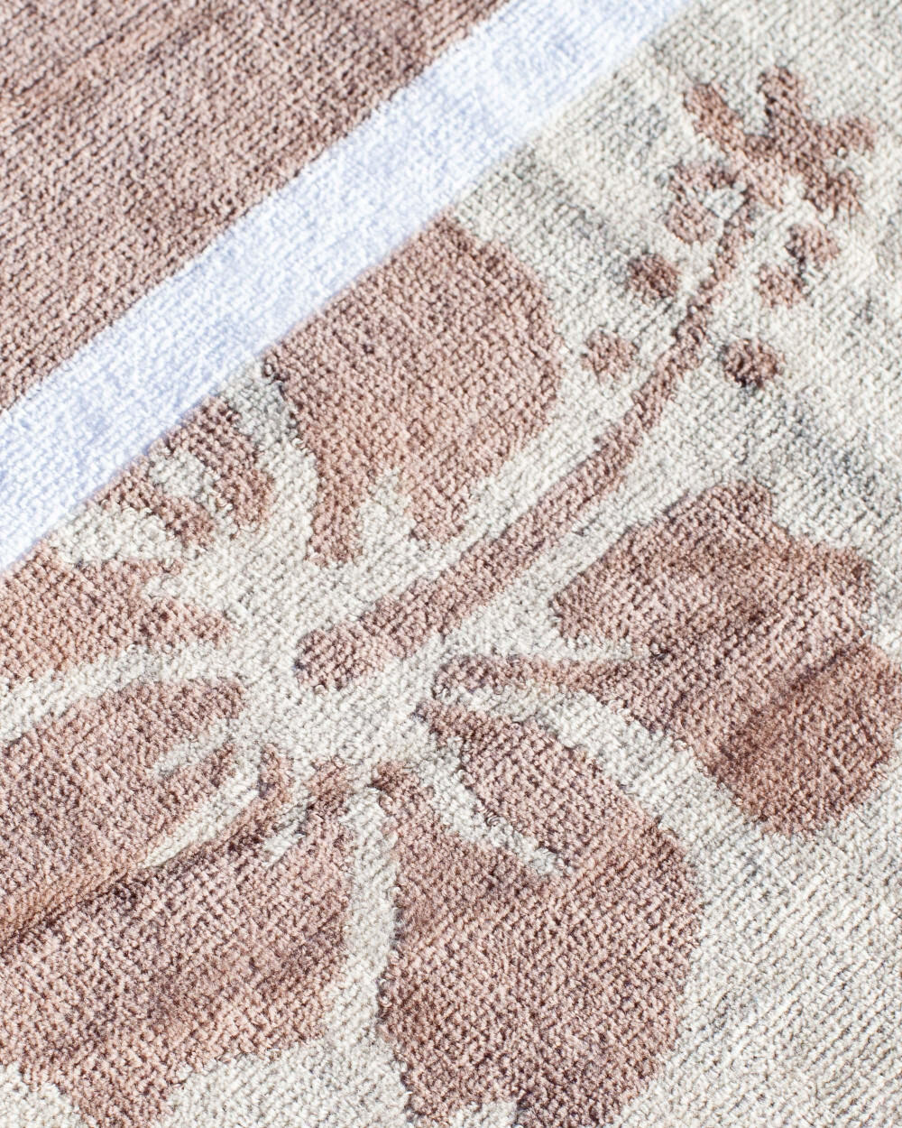 TOALHA JACQUARD HIBISCO AZUL 3/3