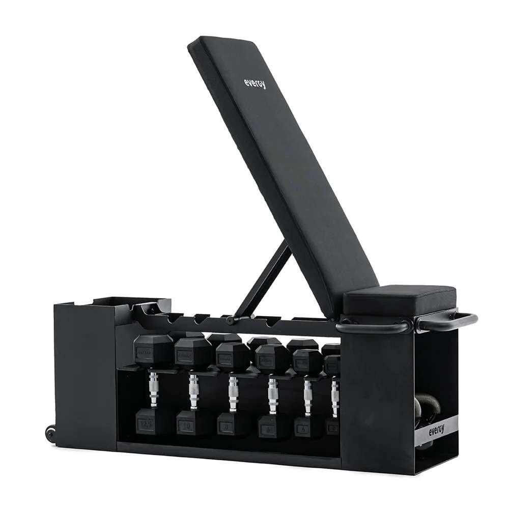 Hiit bench banco musculación multifunción evergy negro 5/7