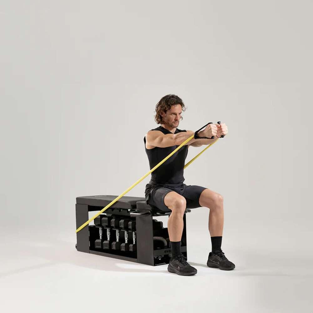 Hiit bench banco musculación multifunción evergy negro 3/7