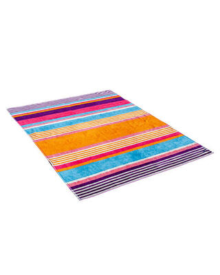 Elegante oranje jacquard handdoek - dubbel