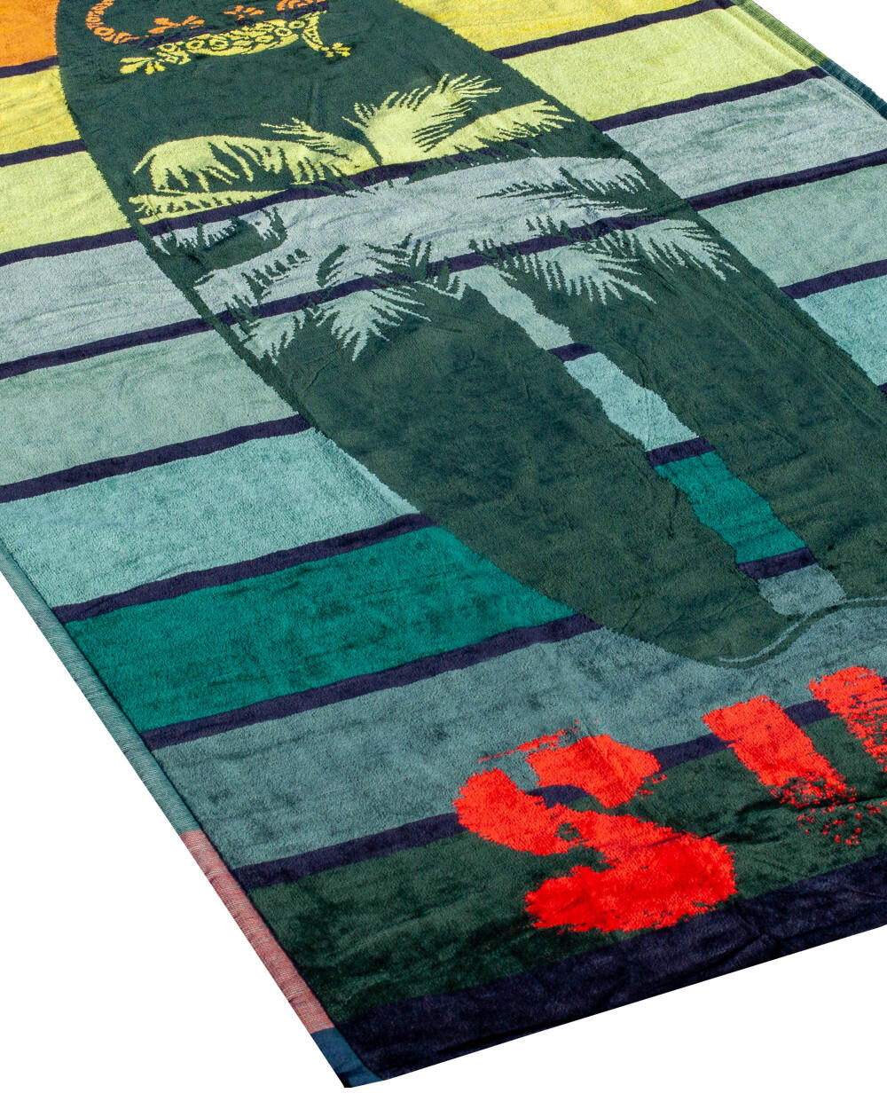 SERVIETTE DE SURF JACQUARD MULTICOLORE 2/3