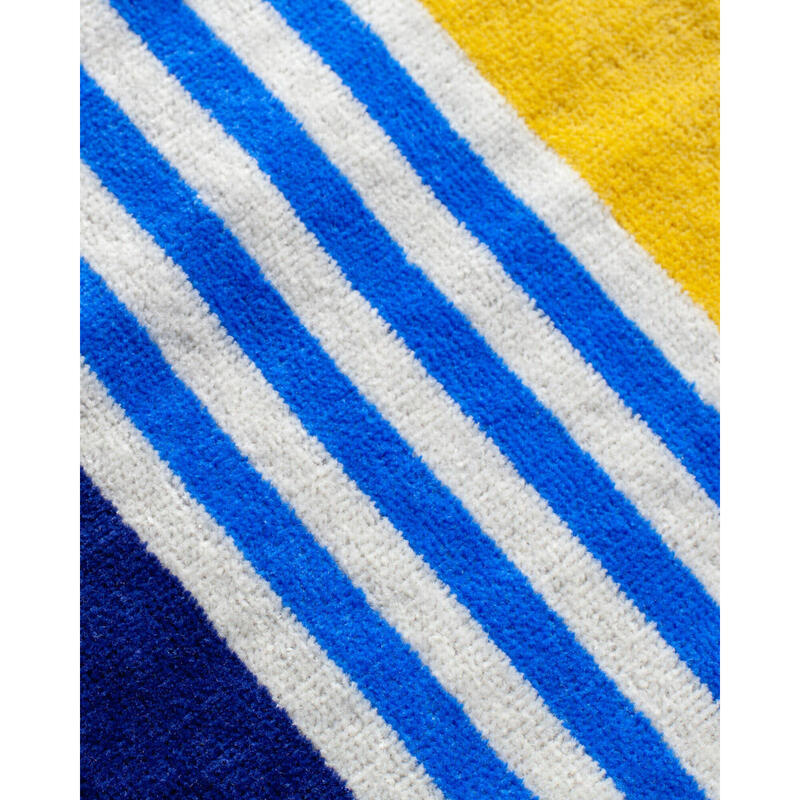 SERVIETTE JACQUARD BLEU ÉLÉGANTE