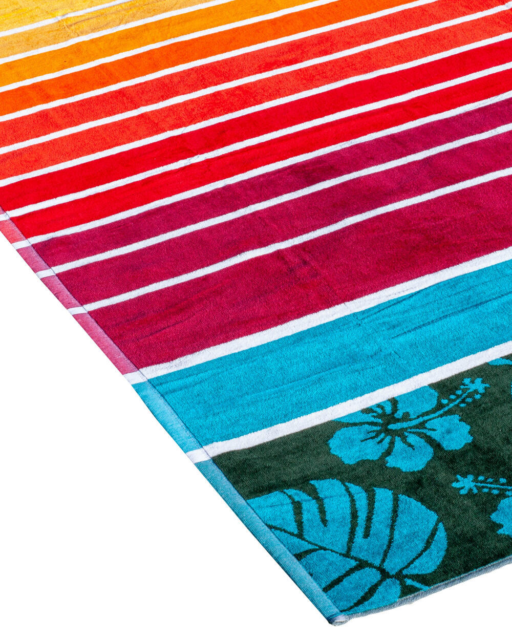 TOALHA LARANJA HIBISCUS JACQUARD 2/4