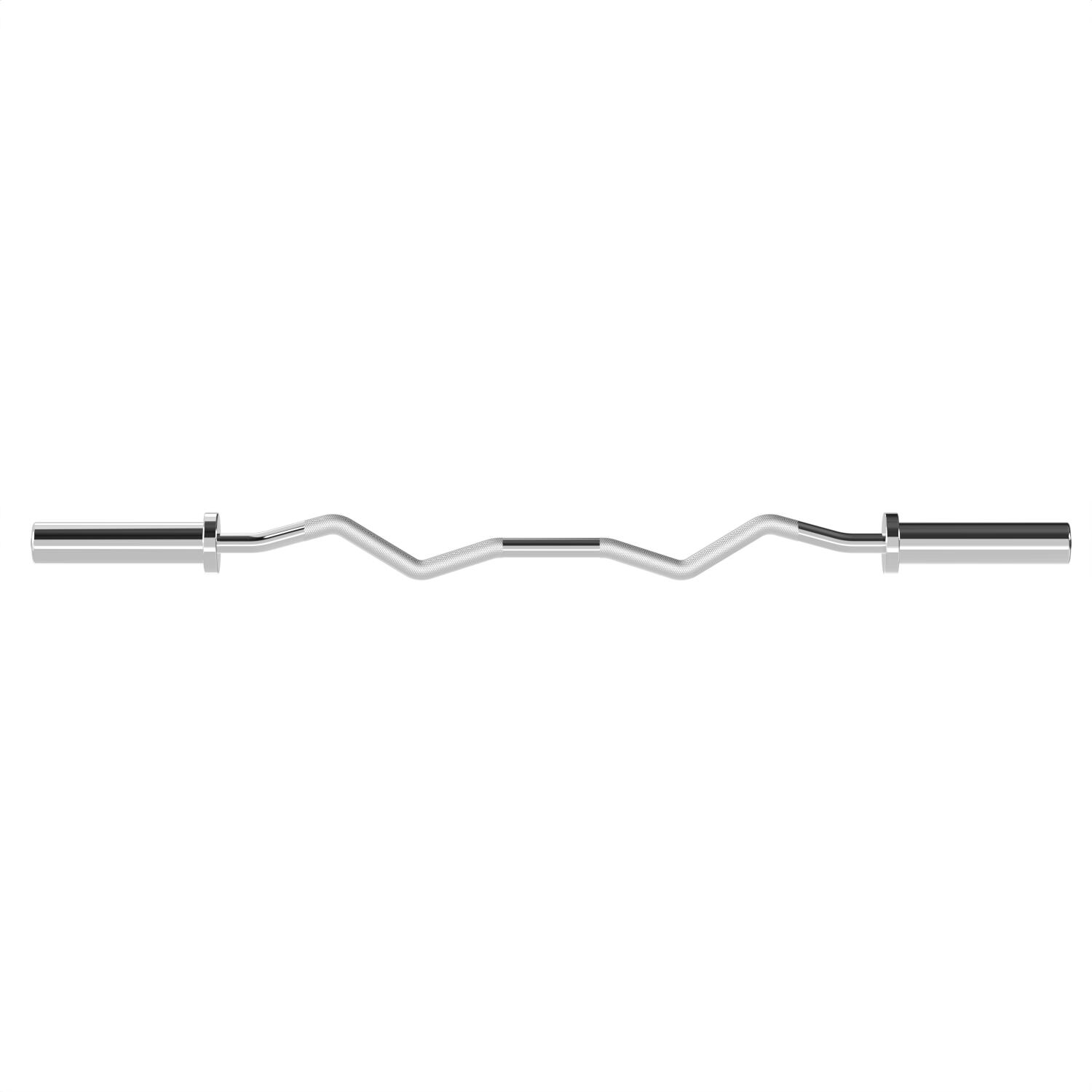 FOCUS FITNESS Olympische Halterstang - EZ Curlstang - 120 cm - 50 mm