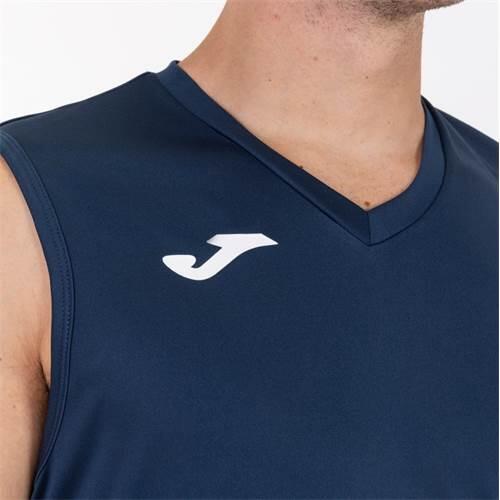 Camiseta Sin Mangas Baloncesto Hombre Joma Combi Marino 4/7