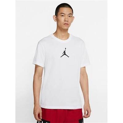 T-shirt nike jordan jumpman. wit. mannen