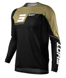 Maillot Manches Longues Shot Revolt Noir/Or